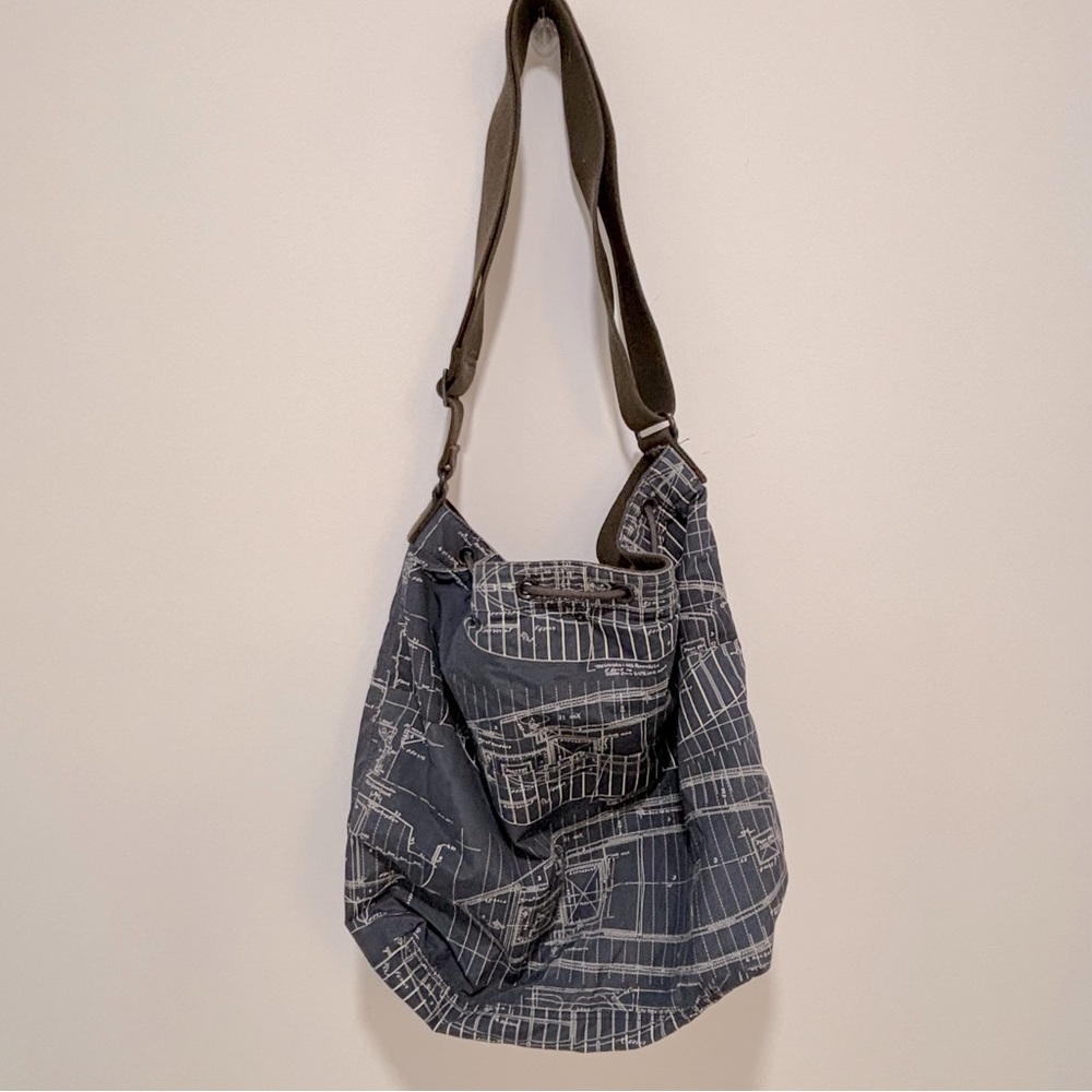 Paul Smith Nautical Drawstring Leather Trimmed Ca… - image 3